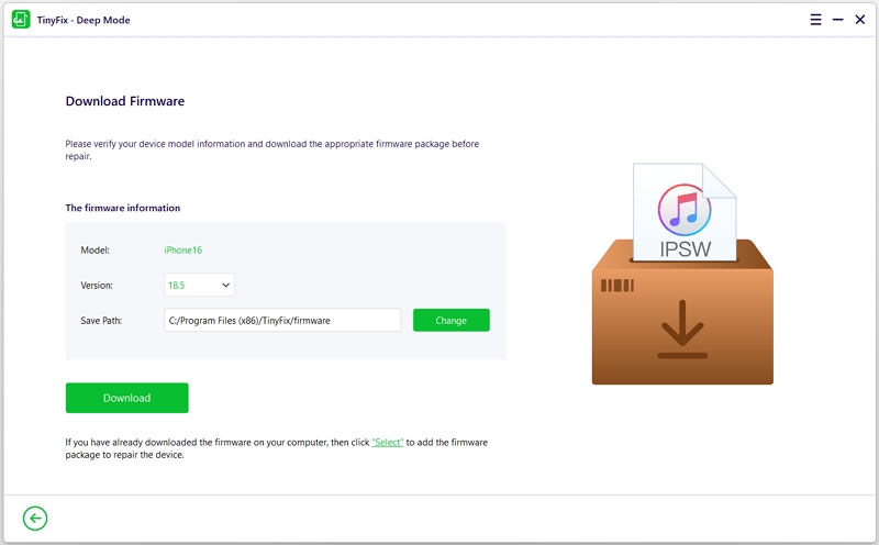 available iOS firmware versions