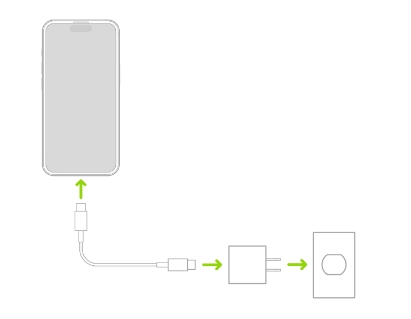 Ensure Your iPhone is Connected to a Charger