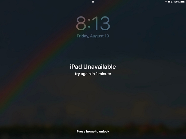 iPad Unavailable