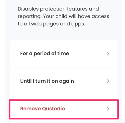 Remove Qustodio