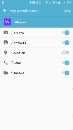Hide Your Whisper Location for Android