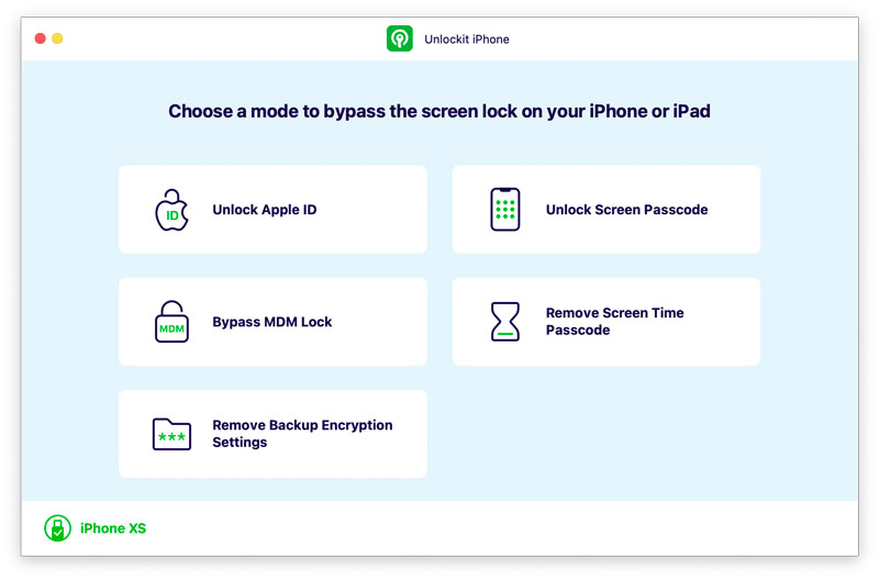 Unlockit iPhone for Mac software